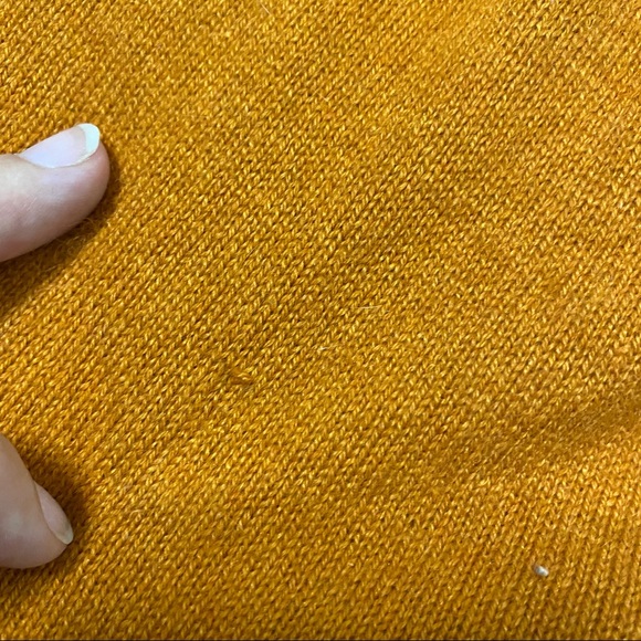 Ella Singh Orange Silk Cashmere Sweater Dress - Picture 11 of 12